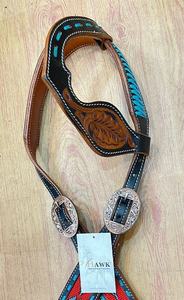 Elégant serre-tête à une oreille en cuir usiné à la main de haute qualité Design dernier cri Western Riding Tack for Horses Exclusive Horse - Product Image 4