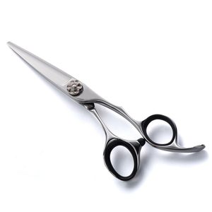 Kit de ciseaux de coiffure en acier inoxydable, ciseaux de barbier, peigne double face, pinces rouges, peigne de coupe de cheveux, outil de coiffage - Product Image 1