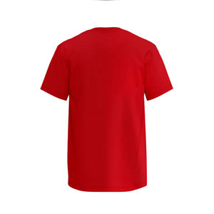 Camiseta de Verano 2025 OEM Personalizada de Fábrica, Camiseta Roja para Hombre, Cómoda, Elástica, de Tela Triblend - Product Image 2