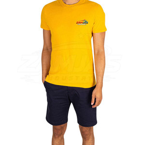 T-shirt en coton uni sur mesure, style unique pour homme, impression de logo personnalisée, vêtements d'été pour homme, t-shirts unis - Product Image 4