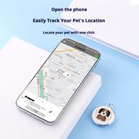 Localizador GPS Mini para Mascotas, Resistente al Agua IPX7, GSM, Plástico ABS, Dispositivo Inteligente Antipérdida para Perros y Gatos, Batería CR2032 Reemplazable