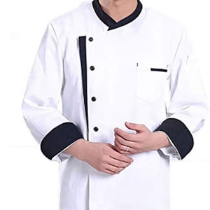 เสื้อเชฟแบบกระดุมสองแถว คุณภาพสูง สำหรับพนักงานร้านอาหาร โรงแรม และงานจัดเลี้ยง - Product Image 3