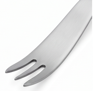 Ensemble de couteaux à fromage en acier inoxydable argenté, couverts élégants parfaits pour les dîners gastronomiques, le service en cuisine et les vaisselles de mariage - Product Image 3