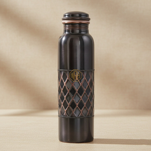 Botella de Agua de Cobre de 750 ml Más Vendida |   Vaso de Metal Ecológico con Adhesivo Esmaltado, Libre de BPA, Ideal para Regalo - Product Image 4