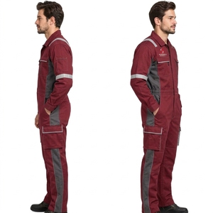 Overol de Seguridad Reflectante, Traje de Trabajo de Poliéster Resistente, Diseño de Alta Visibilidad, Ropa de Trabajo Transpirable, OEM - Product Image 5