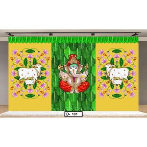 Toile de fond respirante imprimée numériquement multicolore et vibrante de 5x8 pieds pour mariages, festivals et événements – Décoration personnalisée en tissu - Product Image 2