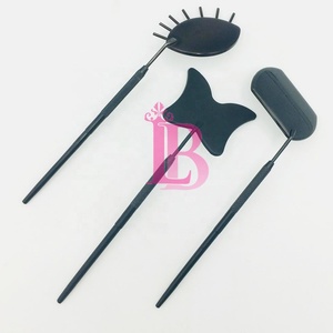 Espejos Negros para Pestañas, Espejos de Mariposa Negros, Espejos Cuadrados de Acero Inoxidable de Última Tendencia para Labios y Ojos, Espejos para Extensión de Pestañas con Logotipo Gratuito - Product Image 5