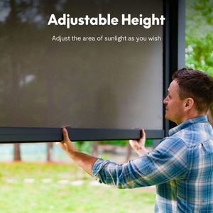 Multi-Function Manual Louvered <b>Canopy</b> Shutter <b>Sunshade</b> Blinds for Patio Balcony Pergola - Product Image 4