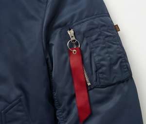 <b>Men</b>’s Stylish Bomber <b>Jacket</b> – <b>Casual</b> Outerwear, Comfortable Fit, Zip Closure, Ribbed Details, Versatile <b>Jacket</b> for Everyday Use - Product Image 6