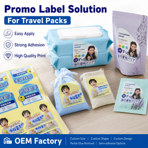 Étiquettes adhésives personnalisées, autocollants imperméables à colle partielle, décalcomanies promotionnelles pour bouteilles, emballages et produits quotidiens - Product Image 4