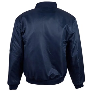 Vestes universitaires vintage de printemps pour hommes, en toile, à col montant, avec logo brodé sur le devant, personnalisables, qualité supérieure OEM - Product Image 4