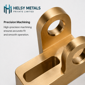 Durable Stainless Steel/Brass Linkage Bracket VMC Machined Broaching Precision Connector Arm Threaded Mounting Points <b>Machinery</b> - Product Image 3
