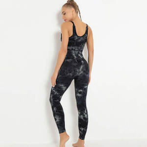 Ensemble de yoga pour femmes, directement de l'usine, vêtements de sport sans couture, soutien-gorge de sport haute élasticité, leggings, vêtements de sport - Product Image 2