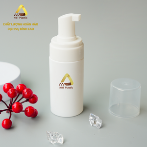 Botella con bomba de espuma PET de 100ml personalizada, embalaje de plástico para el cabello de etiqueta privada, loción de lavado corporal y champú para cosméticos - Product Image 1