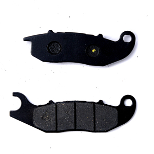 Vasus Black New Non-asbestos Organic Hybrid Ceramic-Metallic Brake Pad for Scooter & <b>Electric</b> Motorcycle Rear Replacement - Product Image 1