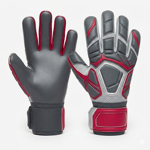 Competitive Football Goalkeeper <b>Gloves</b> Built <b>with</b> Strong <b>Grip</b> Technology Comfortable Padding Breathable Materials Flexible - Product Image 1