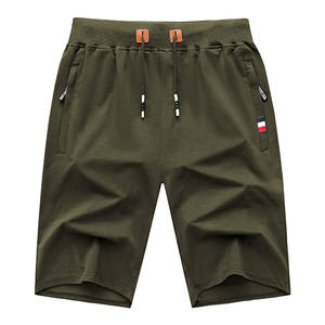 Shorts classiques pour hommes, décontractés, en polyester/coton, unis, écologiques, légers, taille haute, pour l'été, livraison directe d'usine - Product Image 1