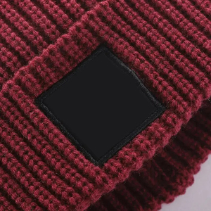Bonnet unisexe en jacquard réversible 100 % acrylique imperméable, tendance et de haute qualité pour l'hiver - Product Image 6