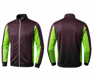 Chaqueta Transpirable con Cierre Completo y Sublimación, Ropa Deportiva para Correr y Hacer Ejercicio, Cálida, Transpirable y de Secado Rápido |   Tallas Hombre Mujer Juvenil - Product Image 3