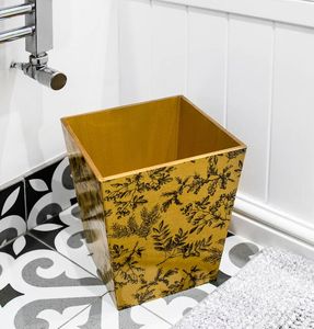 Contenedor de Basura Moderno de Madera con Listones y Marco Metálico para Exteriores, Ideal para Lugares Públicos, Hoteles, Centros Comerciales y Áreas Públicas - Product Image 4