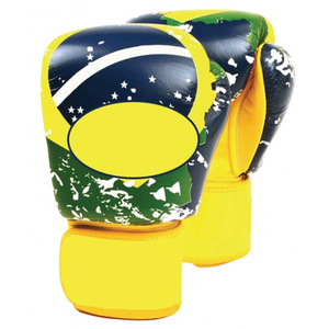 Guantes de Boxeo Profesionales de Cuero Genuino Personalizados, Impermeables, Transpirables, con Cierre de Cordones en los Dedos, Servicio OEM - Product Image 1