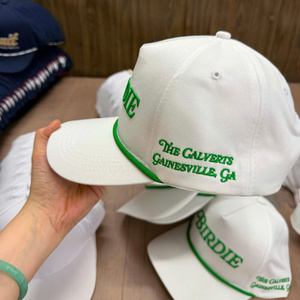 Gorra de Béisbol de 5 Paneles con Logotipo Bordado en 3D Personalizado, Estructurada, con Visera Curva, Transpirable, de Tela de Algodón Impermeable, Gorras al por Mayor - Product Image 3