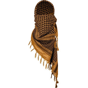 Pañuelo táctico árabe Keffiyeh para exteriores, Shemagh árabe para hombres y mujeres, protectores de cuello, hiyab musulmán, pañuelo táctico multifunción - Product Image 2