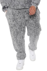 Chándal personalizado de lana con lavado ácido informal para hombre, nuevo diseño, jersey de tamaño lavado con ácido, sudaderas con capucha, conjuntos cómodos para correr - Product Image 5