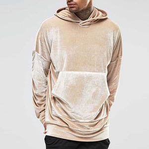 Sweat à capuche oversize en molleton de coton French Terry épais, coupe décontractée, personnalisable pour hommes - Product Image 2