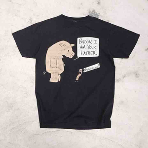 T-shirt noir à manches courtes et col rond pour homme, design uni, coupe décontractée, 100 % polyester jersey, anti-plis, séchage rapide - Product Image 1