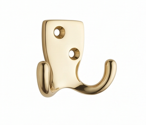 Premium Gold Polished Brass Wall <b>Hooks</b> <b>With</b> Modern Design Perfect For Home Decor And Elegant Storage Solutions - Product Image 1