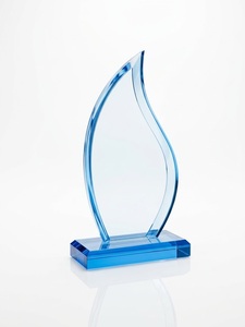 Magnifique trophée en acrylique givré bronze avec logo gravé personnalisé, durable et recyclable, pour la reconnaissance des réalisations - Product Image 6
