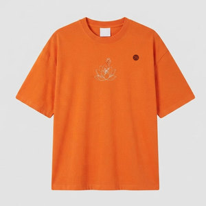 Camiseta de Hombre de Corte Cuadrado, Tejido Grueso y Resistente, Estilo Casual Urbano, Algodón Premium, Ajuste Amplio - Product Image 5