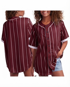 DROGEN EXPORT Custom Design Woman's <b>Baseball</b> Jersey Wholesale Teamwear Sport Breathable 100% Polyester Mesh Tie-Dyed Front - Product Image 1