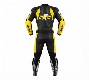 Combinaison de moto en cuir sur mesure de qualité supérieure MotoCP Racing 1 pièce, équipement de conduite avec bosse niveau 2 CE, fabriquée sur mesure - Product Image 2