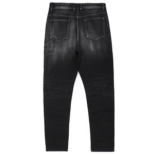 Jeans pour hommes de qualité, style nouveau, coupe droite et slim, effet délavé spécial, tendance, vente en gros, OEM 2026 - Product Image 2