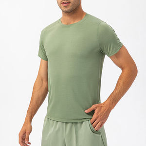 เสื้อยืดกีฬาผู้ชาย แบรนด์ Men's Top Sportswear รุ่น Blank Gym คอกลม ระบายอากาศได้ดี เหมาะสำหรับวิ่งและออกกำลังกายในฤดูใบไม้ผลิและฤดูร้อน - Product Image 4