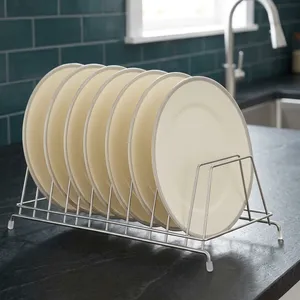Support de rangement en métal pour assiettes, bols et planches à découper - Product Image 6