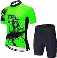 Uniforme de Ciclismo Ligero con Pantalones Cortos Acolchados, Tela Transpirable de Secado Rápido, Diseño Reflectante, para Hombres y Mujeres, Alto Rendimiento - Product Image 4