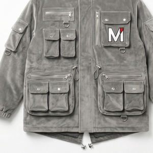 Veste bomber tactique de streetwear pour homme, camouflage, multi-poches, mode MALUZA INDUSTRIES - Product Image 2