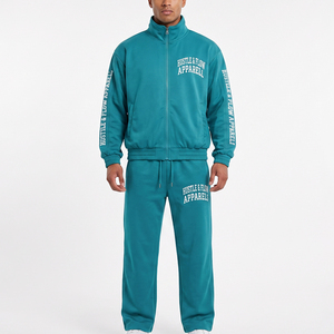 Servicio OEM, Conjunto Deportivo Personalizado para Hombre, Sudadera con Cremallera Completa y Pantalones, 2 Piezas, Ropa Deportiva Personalizada para Hombre - Product Image 2