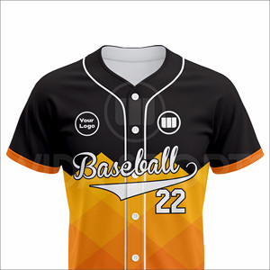 Fresh Drop Custom <b>Baseball</b> Uniform Jersey Set Breathable Lightweight Quick Dry Sublimation Team Wear Factory Supply - Product Image 4