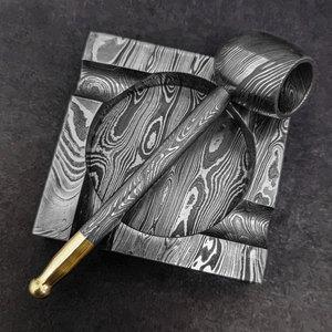 Cenicero de Metal con Patrón Damasco Premium, Cenicero Duradero Hecho a Mano para Cigarrillos y Cigarros, para Uso en el Hogar y la Oficina - Product Image 1