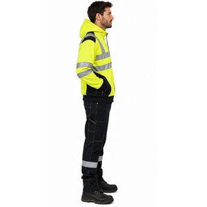 Sudadera de Seguridad Transpirable e Impermeable con Alta Visibilidad Reflectante, Servicio OEM ODM, Uniforme de Trabajo para Hombre para Exteriores - Product Image 5