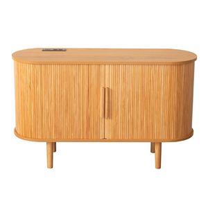 Fralimk moderno mobile a Buffet con credenza scanalata - Product Image 1
