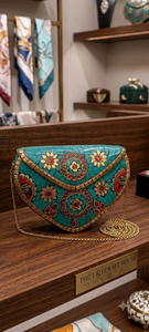 Custom Made Waterproof Metal Mosaic Bags <b>Clutches</b> Button Closure Shimmering Artful Patterns Elegant Modern Fashion Style Chic - Product Image 4