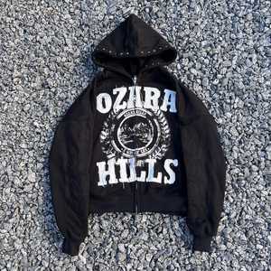 Fabricants de sweats à capuche personnalisés avec votre logo, style Glo Gang, en molleton 100% coton épais, coupe ample streetwear sans cordon, ourlet brut, idéal pour l'hiver - Product Image 6