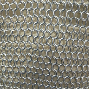 Camisa de malla de aluminio medieval con capucha de coif, armadura de hauber de anillos entrelazados para uso adulto, cosplay, recreación histórica, armadura histórica - Product Image 6