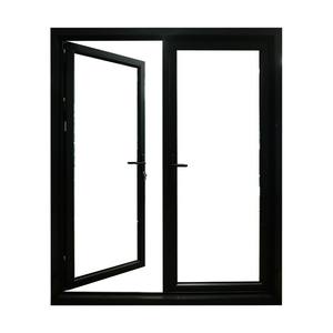 Puerta de Entrada Principal de Aluminio Estilo Francés, Puerta Abatible con Doble Vidrio Residencial para Casas, Hoteles, Apartamentos y Uso Comercial - Product Image 1