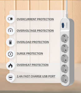 Volet de sécurité adapté au lieu de travail, à la maison et en voyage, de haute qualité, type européen OEM, série VEGA, rallonges électriques. - Product Image 6